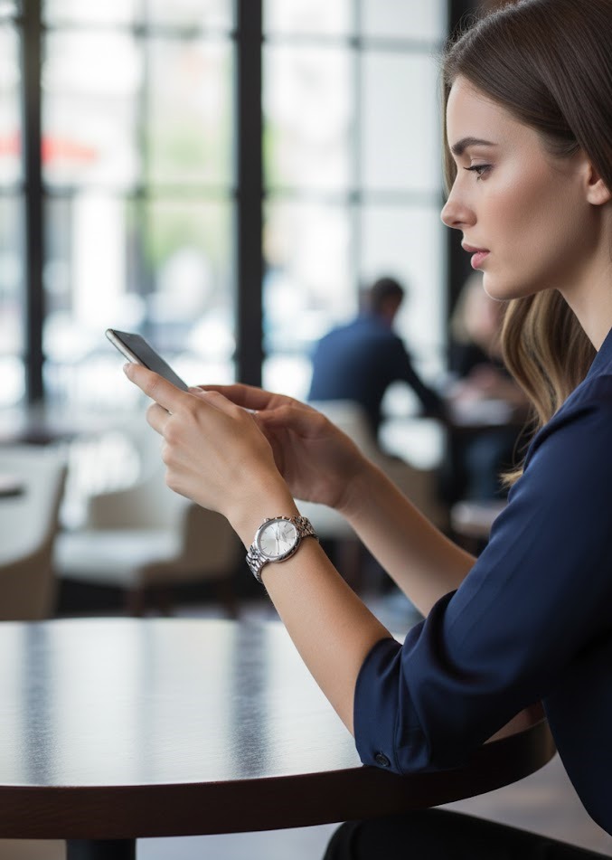 BİGOTTİ MİNİMAL METAL OVAL KASA KADIN KOL SAATİ