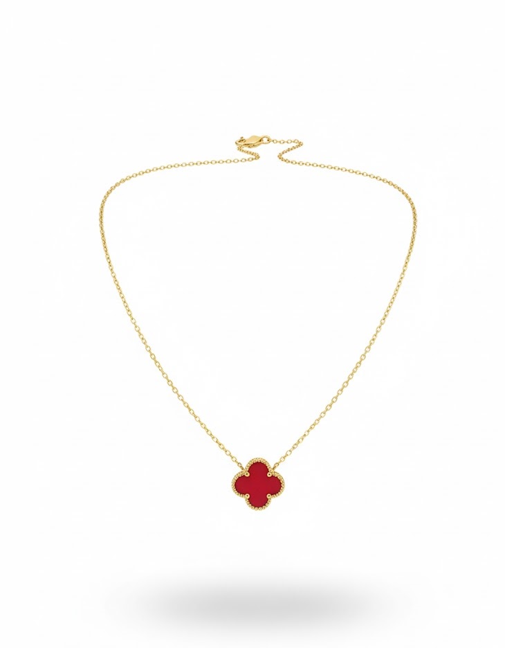 BYEZO 14K 2,28GR KIRMIZI ONE CLEEF KOLYE BYEZO 14K 2,28GR KIRMIZI ONE CLEEF KOLYE