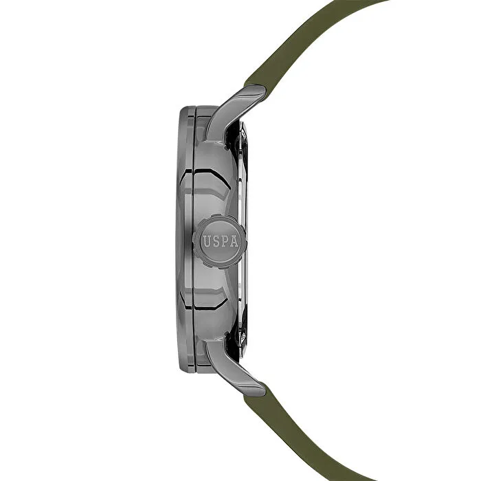 U.S. POLO HAKİ YEŞİL  KORDON ERKEK KOL SAATİ