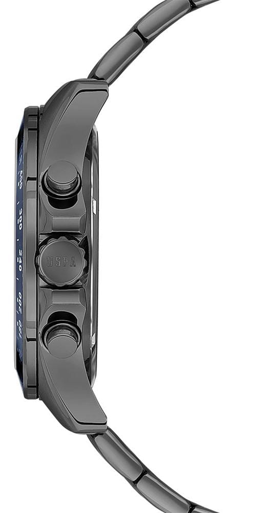 U.S. POLO MAVİ KASA ÇERÇEVE ERKEK KOL SAATİ