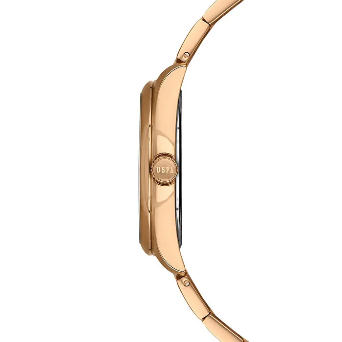 U.S. POLO YUVARLAK KASA ROSE KADIN KOL SAATİ