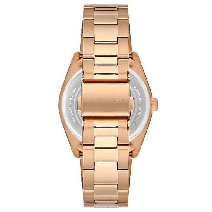 U.S. POLO YUVARLAK KASA ROSE KADIN KOL SAATİ