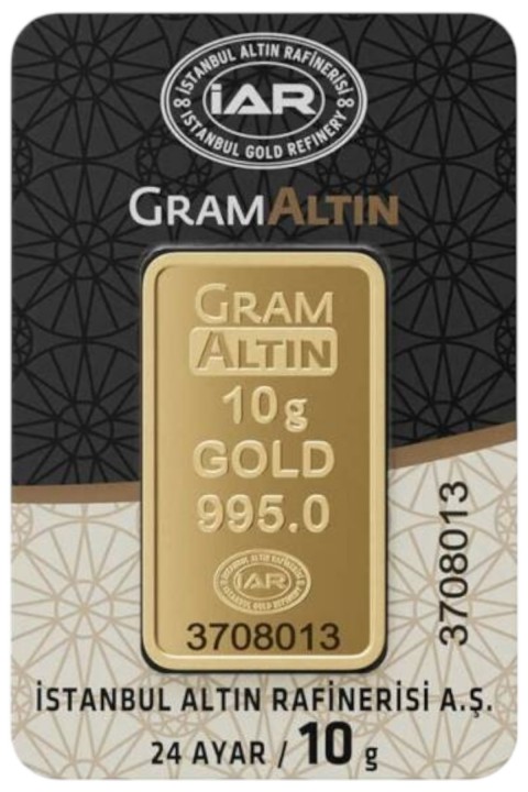 24 Ayar 10 Gram Gram Altın – 995 Saflık |  Sertifikalı Yatırım Altını Byezo Kuyumculuk