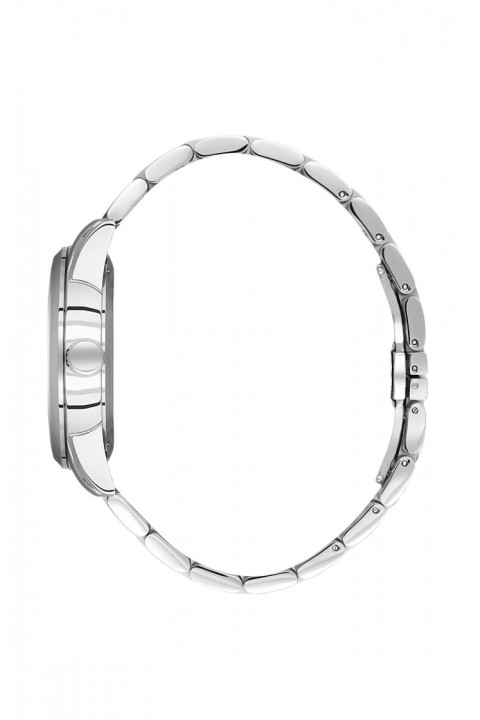 BİGOTTİ ÇELİK KORDON VE KASALI, DERİN YEŞİL KADRANLI KLASİK ERKEK KOL SAATİ