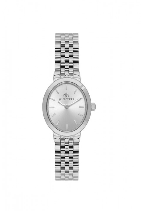 BİGOTTİ MİNİMAL METAL OVAL KASA KADIN KOL SAATİ