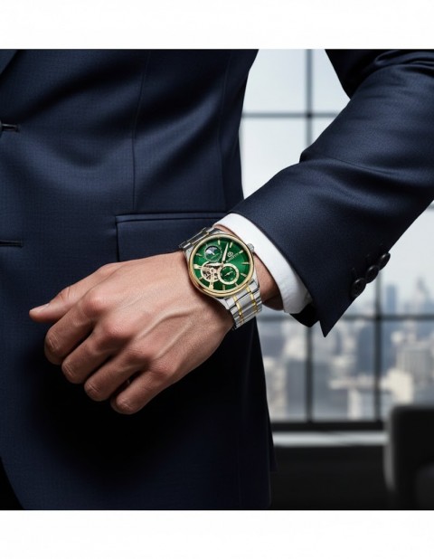 BİGOTTİ OTOMATİK KADRANLI ERKEK KOL SAATİ