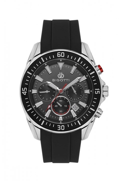 BİGOTTİ SİLİKON KORDONLU SPORTİF ERKEK KOL SAATİ