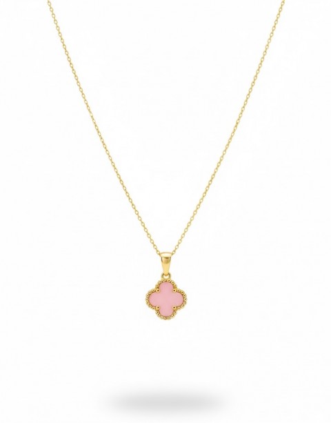 BYEZO 14K 1,94 GR PEMBE ONE CLEEF KOLYE