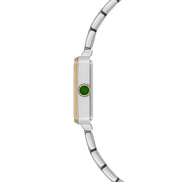 U.S. POLO DİKDÖRTGEN KASA YEŞİL KADRAN MİNİMAL KADIN KOL SAATİ