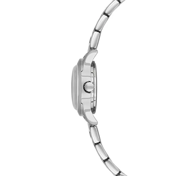 U.S. POLO GÜMÜŞ RENK KLASİK MİNİMAL KADIN KOL SAATİ