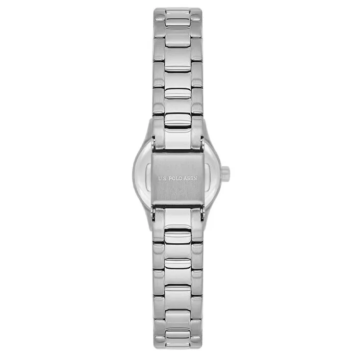 U.S. POLO GÜMÜŞ RENK KLASİK MİNİMAL KADIN KOL SAATİ