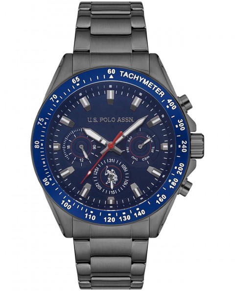 U.S. POLO MAVİ KASA ÇERÇEVE ERKEK KOL SAATİ